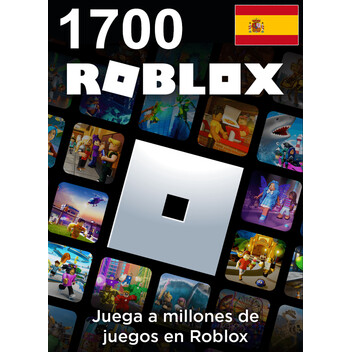 Tarjeta Regalo Roblox - 1700 Robux - Código Digital