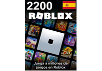 Tarjeta Regalo Roblox - 2200 Robux - Código Digital