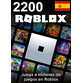 Tarjeta Regalo Roblox - 2200 Robux - Código Digital