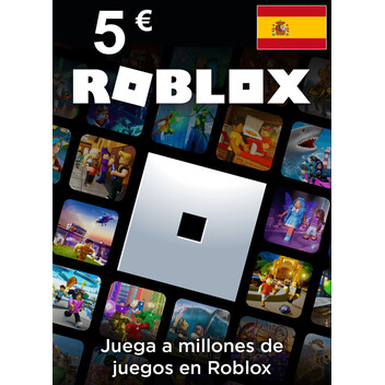 Tarjeta Regalo Roblox - 5€ Euros - Código Digital Tarjeta Regalo Roblox - 5€ Euros - Código Digital