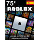 Tarjeta Regalo Roblox - 75€ Euros - Código Digital