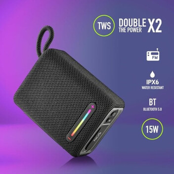 NGS Roller Furia 1 Altavoz Portátil Bluetooth Negro NGS Roller Furia 1 Altavoz Portátil Bluetooth Negro