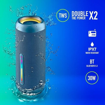 NGS Roller Furia 2 Altavoz Portátil Bluetooth Azul