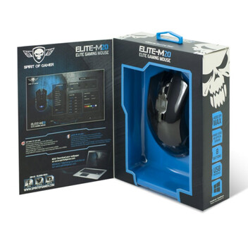 Spirit of Gamer Elite-M20 Ratón Óptico 4000 DPI