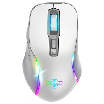 Spirit of Gamer Elite M50 Ratón Gaming Óptico Inalámbrico 8000 DPI Blanco