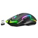 Spirit of Gamer Elite M70 Ratón Gaming Inalámbrico RGB 4800 DPI Negro