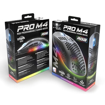 Ratón Spirit of Gamer PRO-M4 DARK USB 12800DPI Negro RGB 6 Botones Ratón Spirit of Gamer PRO-M4 DARK USB 12800DPI Negro RGB 6 Botones