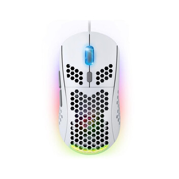 Ratón Spirit of Gamer PRO-M4 ARTIC USB 12800 DPI Blanco Iluminación 6 Botones