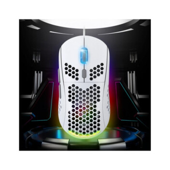Ratón Spirit of Gamer PRO-M4 ARTIC USB 12800 DPI Blanco Iluminación 6 Botones