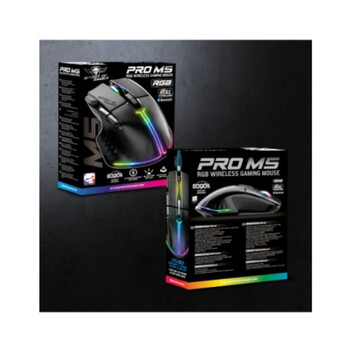 Ratón Spirit of Gamer PRO M5 DARK Wireless 8000 DPI 8 Botones RGB Negro Ratón Spirit of Gamer PRO M5 DARK Wireless 8000 DPI 8 Botones RGB Negro