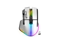Ratón Spirit of Gamer PRO M5 Artic Wireless 8000DPI 8 Botones Blanco Iluminación RGB