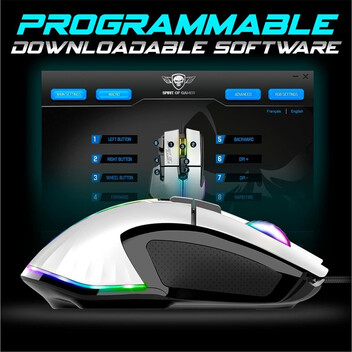 Spirit of Gamer Pro M5 RGB Ratón Gaming 12800DPI Blanco Spirit of Gamer Pro M5 RGB Ratón Gaming 12800DPI Blanco