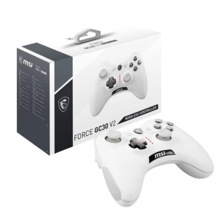 MSI FORCE GC30 V2 White Gamepad Multiplataforma