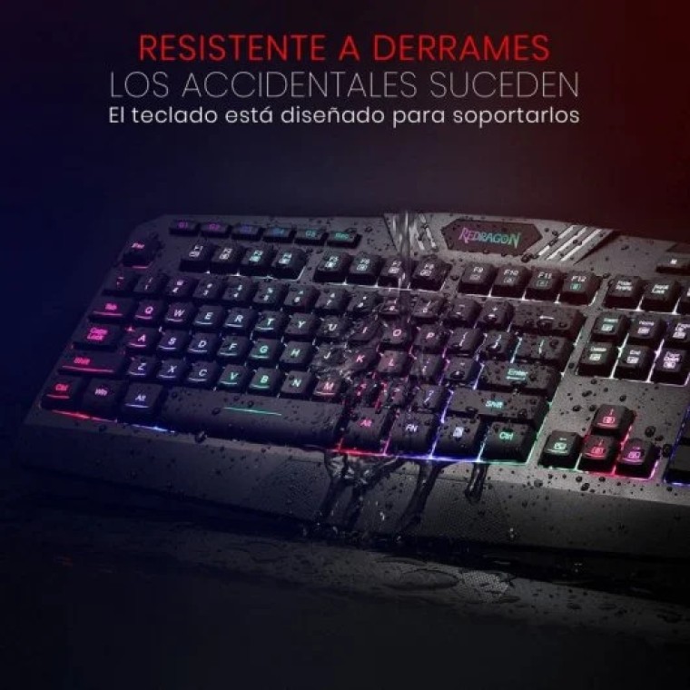 Redragon S101 Combo Teclado Gaming RGB + Ratón 3200 DPI