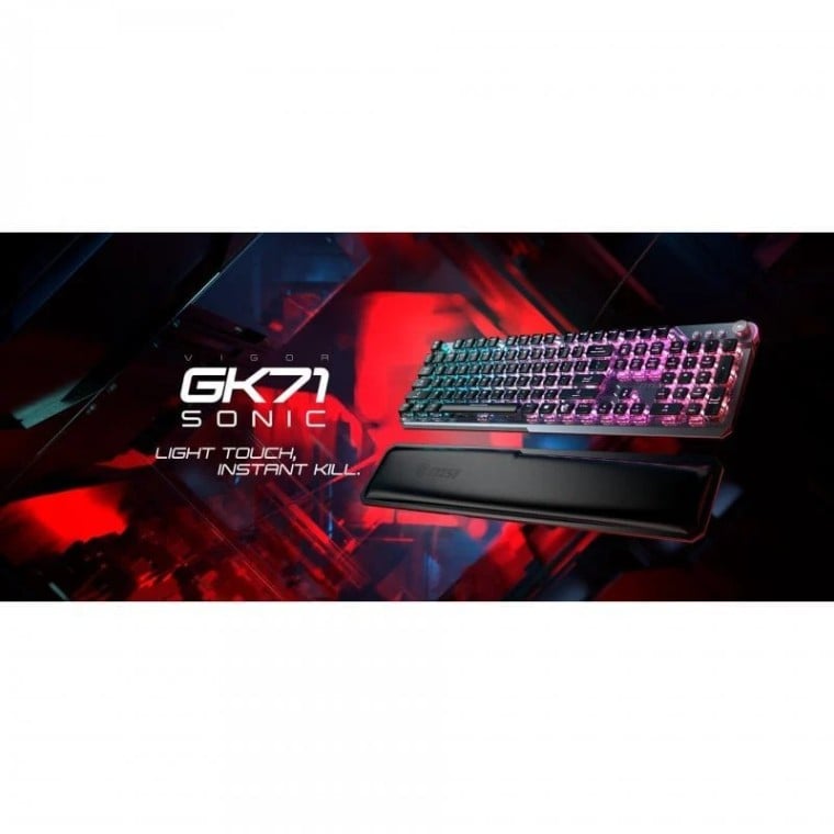 MSI Vigor GK71 Sonic Teclado Mecánico Gaming RGB Switch Blue