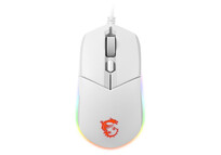MSI Clutch GM11 Ratón Gaming 5000 DPI Blanco