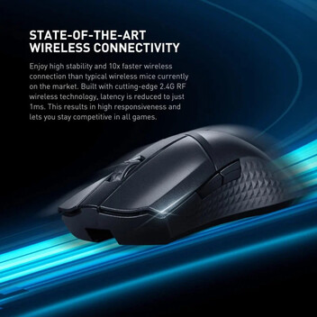 MSI Clutch GM31 Lightweight Wireless Ratón Gaming Inalámbrico 12000 DPI