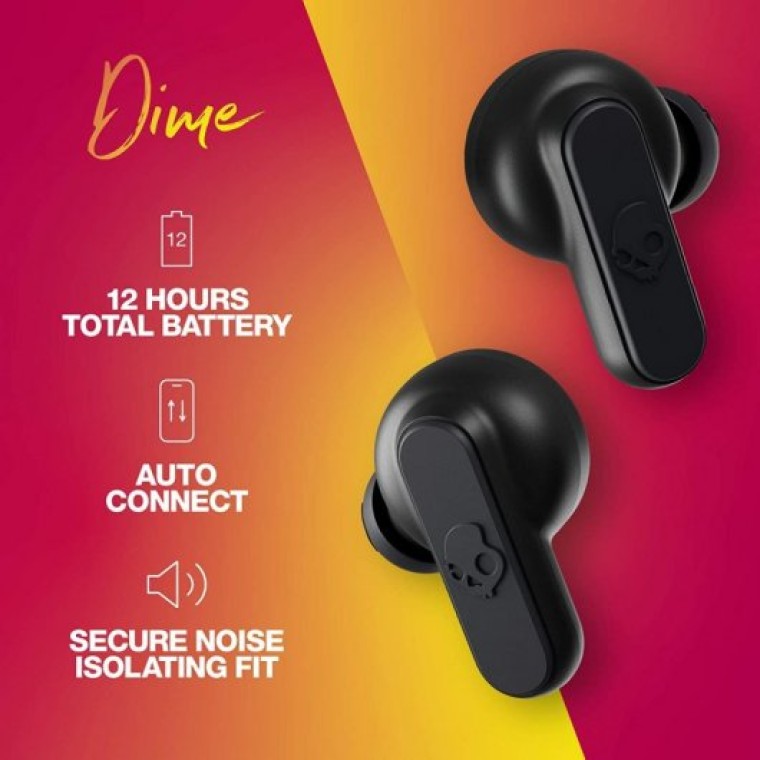 Skullcandy Dime Auriculares Bluetooth Negros