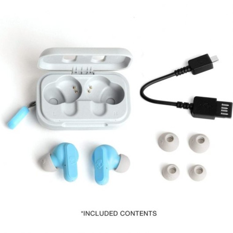 Skullcandy Dime Auriculares Bluetooth Gris Claro/Azul