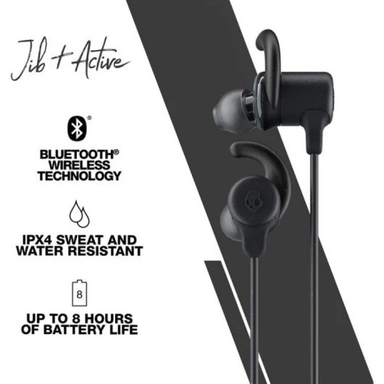 Skullcandy Jib + Active Auriculares Inalámbricos Negros