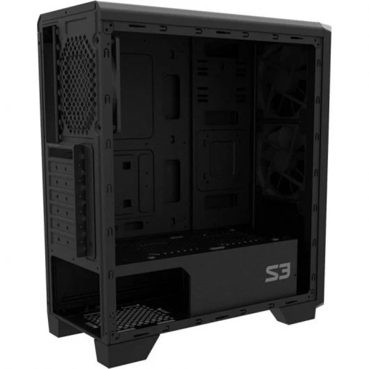 Zalman S3 USB 3.2 con Ventana Negra