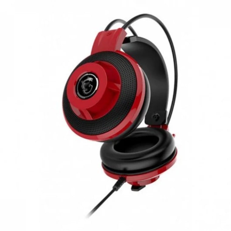 MSI DS501 Auriculares Gaming Negro/Rojo