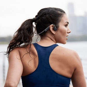 Shokz OpenMove Auriculares Deportivos Inalámbricos Grises