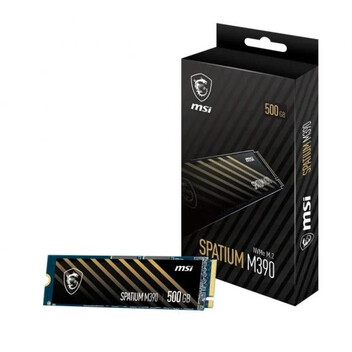 MSI Spatium M390 500GB SSD NVMe M.2 MSI Spatium M390 500GB SSD NVMe M.2