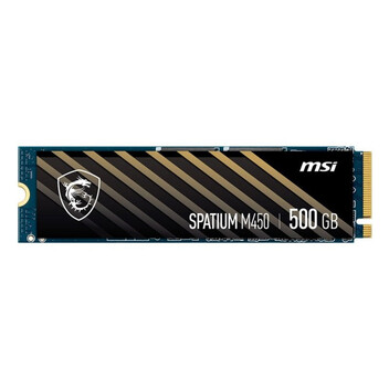 Disco Duro SSD MSI Spatium M450 500GB PCIe 4.0 NVMe M.2 3000MB/s Lectura 2000MB/s