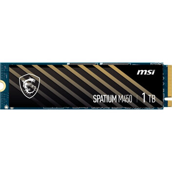 Disco Duro MSI SPATIUM M450 1TB Disco SSD 3400MB/s NVMe PCIe 4.0 M.2 Gen4 3D NAND Disco Duro MSI SPATIUM M450 1TB Disco SSD 3400MB/s NVMe PCIe 4.0 M.2 Gen4 3D NAND