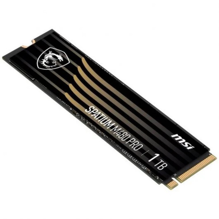 MSI SPATIUM M480 PRO 1TB SSD M.2 PCIe 4.0 NVMe