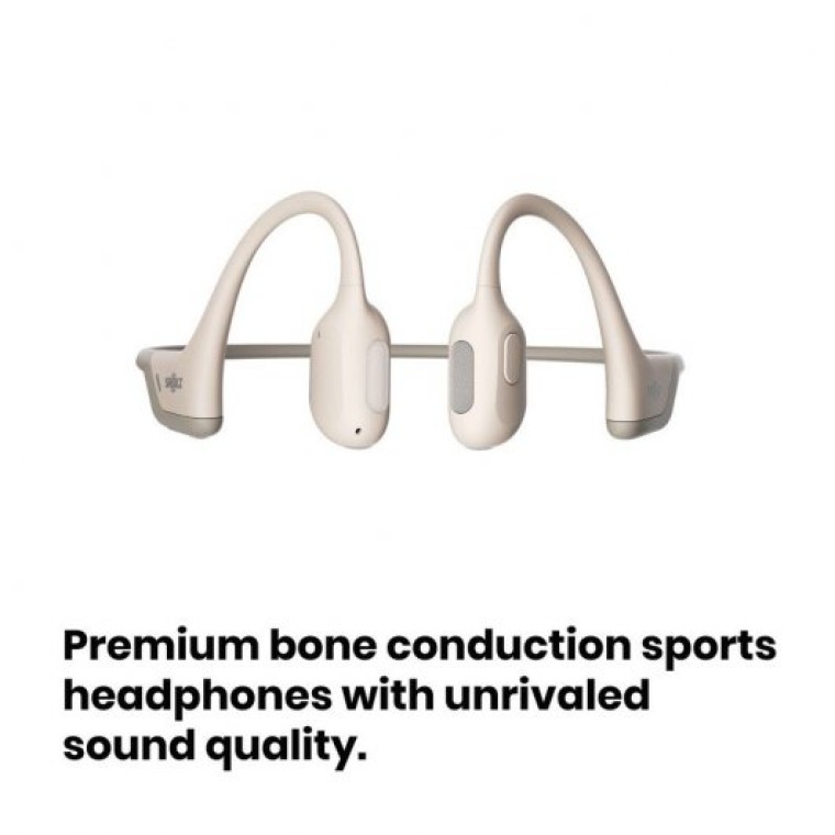 Shokz OpenRun Pro Auriculares Deportivos Inalámbricos Beige