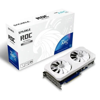 Tarjeta Gráfica Sparkle ROC OC Edition Intel Arc A770 16 GB GDDR6 Blanco