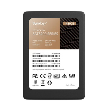 Disco Duro Synology 480GB SSD SATA 530MB/s SAT5210 Protección datos NAS Disco Duro Synology 480GB SSD SATA 530MB/s SAT5210 Protección datos NAS