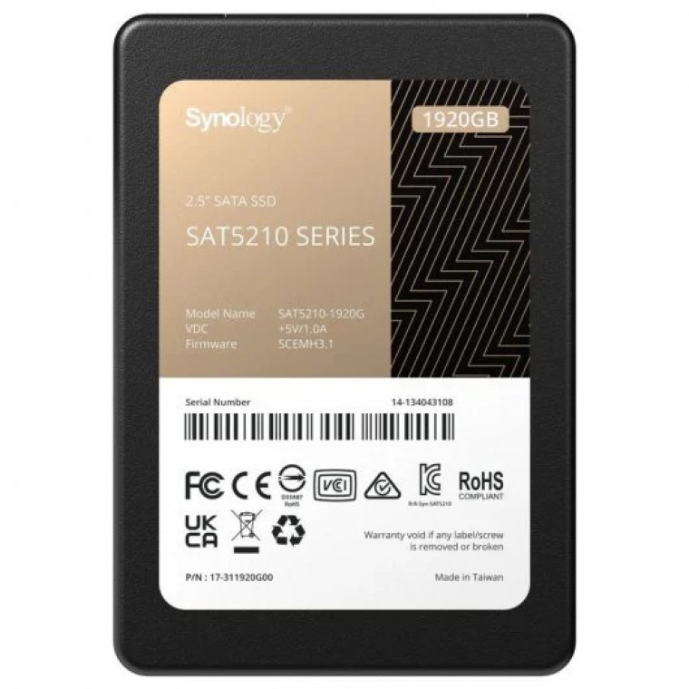 Synology SAT5210-1920G 1.92TB SSD SATA 3