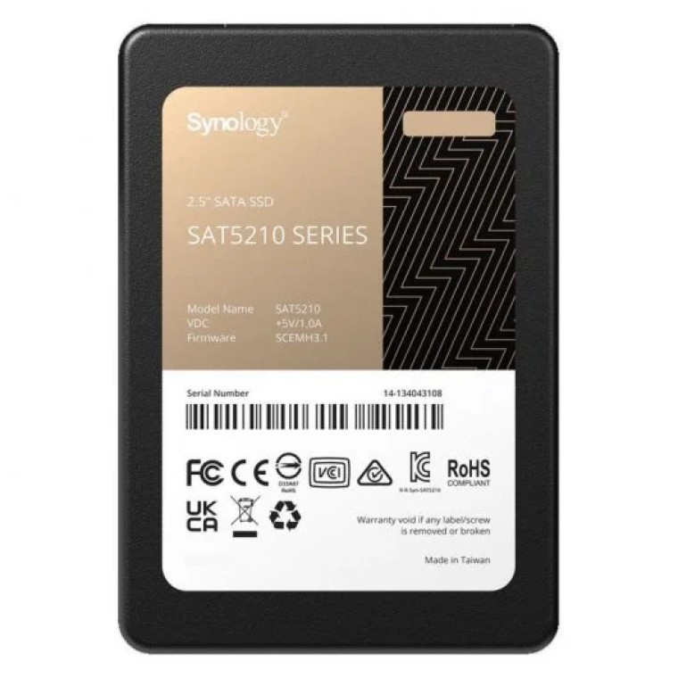 Synology SAT5210 480GB SSD 2.5" SATA 3