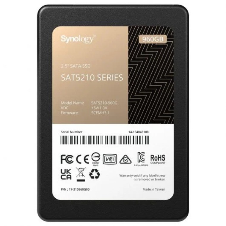 Synology SAT5210-960G 960GB SSD SATA 3