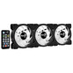 Aerocool Saturn 12F ARGB Pro Kit de 3 Ventiladores Suplementarios 120mm Negros Aerocool Saturn 12F ARGB Pro Kit de 3 Ventiladores Suplementarios 120mm Negros