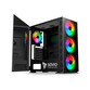 Torre PC Torre ATX Savio Prime X1 ARGB 4 Ventiladores Vidrio Templado Negra Torre PC Torre ATX Savio Prime X1 ARGB 4 Ventiladores Vidrio Templado Negra