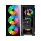 Torre PC Torre ATX Savio Prime X1 ARGB 4 Ventiladores Vidrio Templado Negra Torre PC Torre ATX Savio Prime X1 ARGB 4 Ventiladores Vidrio Templado Negra