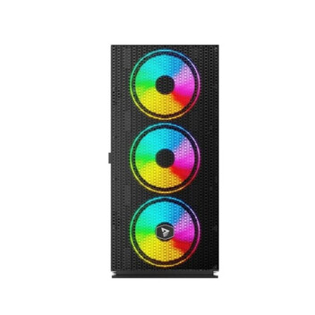 Torre PC Torre Savio Raptor X1 ARGB 4 Ventiladores Cristal Templado Control Voz USB 3.0