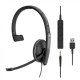 Sennheiser SC 135 Auriculares USB Negros