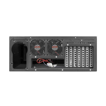Torre PC Chasis Rack 4U Lanberg SC01-4504-10B 3 Ventiladores 7 Bahías 19" Negro Acero