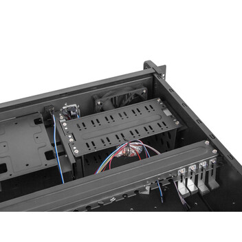 Torre PC Chasis Rack 4U Lanberg SC01-4504-10B 3 Ventiladores 7 Bahías 19" Negro Acero