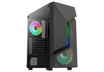 Aerocool SCAPEBKV3 RGB Cristal Templado USB 3.0 Negro