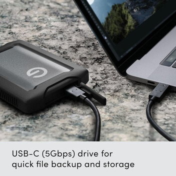 Disco Duro Sandisk Professional G-Drive ArmorATD 2.5" 1 TB USB-C Negro