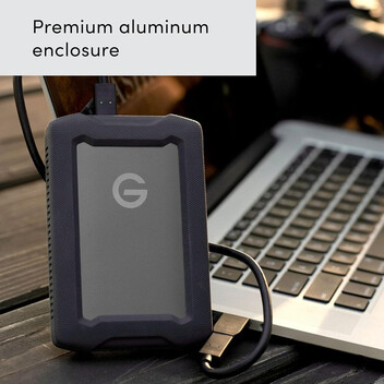 Disco Duro Sandisk Professional G-Drive ArmorATD 2.5" 1 TB USB-C Negro