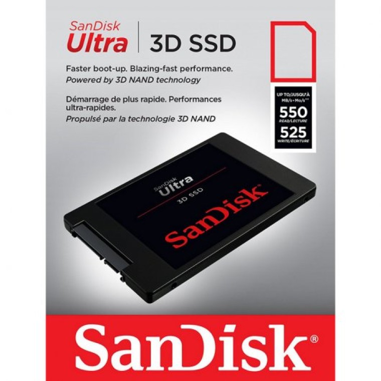 Sandisk Ultra 3D SSD 500GB SATA3