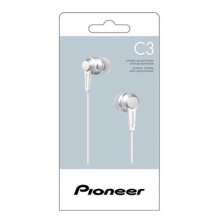 Pioneer SE-C3T Auriculares Blancos