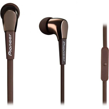 Pioneer SE-CL722T Auriculares con Micrófono Marrones